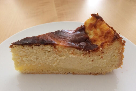Bild von einer Portion Der beste Käsekuchen der Welt