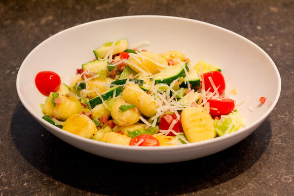 Bild von einer Portion Gnocci