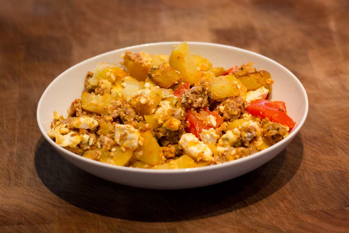 Kartoffelauflauf auf griechische Art